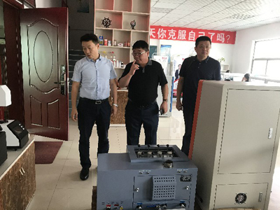 美國豫商聯(lián)合會曹會長帶隊蒞臨德瑞克考察指導工作